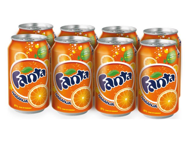 LATA REFRESCO FANTA NARANJA  33CL 