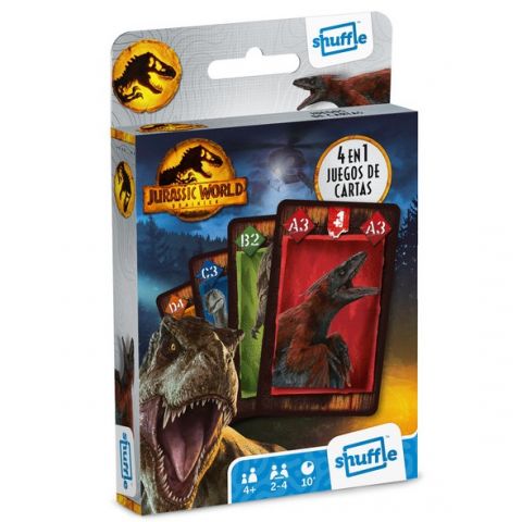 BARAJA DE CARTAS JURASSIC WORLD 10028049 (FOURNIER)