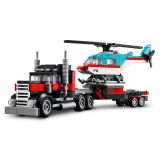 CAMIÓN PLATAFORMA CON HELICÓPTERO 31146 (LEGO)