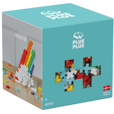 JUEGO CUBO 600 PIEZAS ARCOÍRIS 3976 (PLUS-PLUS)