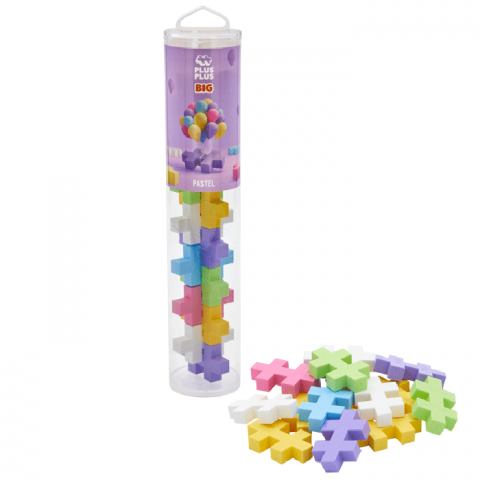 JUEGO TUBO 15 PIEZAS BIG PASTEL 3225 (PLUS-PLUS)