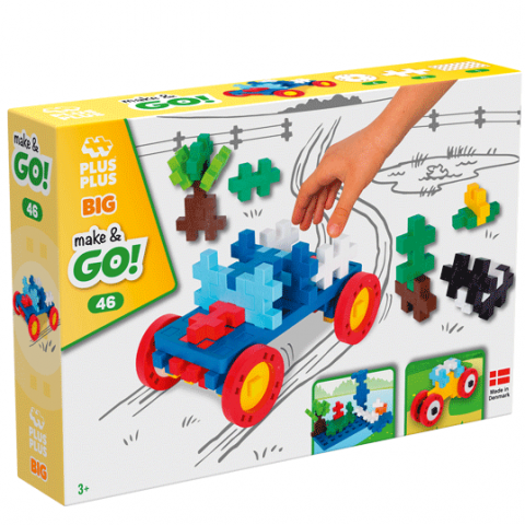 JUEGO MAKE & GO! 46 PIEZAS BIG 3422 (PLUS-PLUS)