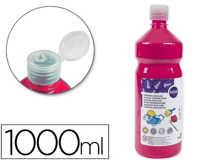 LIDERPAPEL TEMPERA LÍQUIDA 1000ML FUCSIA TP27