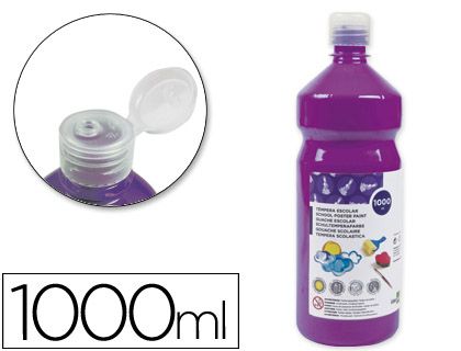 LIDERPAPEL TEMPERA LÍQUIDA 1000ML VIOLETA TP31