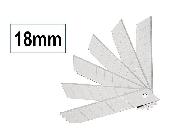 SNM RECAMBIO 10 CUCHILLAS 18MM. CUTTER ANCHO