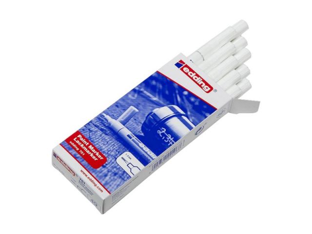 (CJ.10) EDDING 751-049 PERMANENTE 1-2 MM BLANCO 