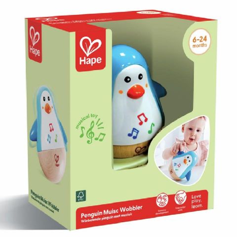JUEGO TENTETIESO PINGÜINO MUSICAL E0331 (HAPE)