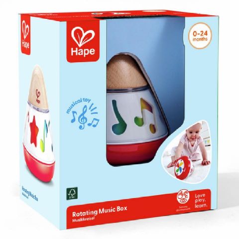 JUEGO CAJA DE MÚSICA GIRATORIA E0332 (HAPE)