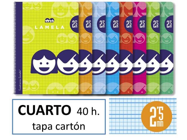 CUADERNO LAMELA BASICO 4º 40H C/2 5 07002