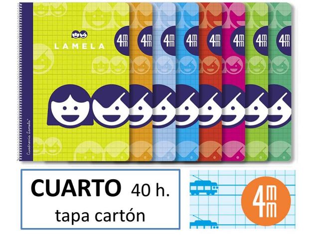 CUADERNO LAMELA BASICO 4º 40HC/4 07004