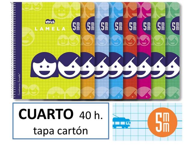 CUADERNO LAMELA BASICO 4º 40HC/5 07005