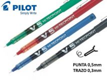 PILOT V5 HI-TECPOINT TINTA LIQUIDA NEGRO BX-V5-B