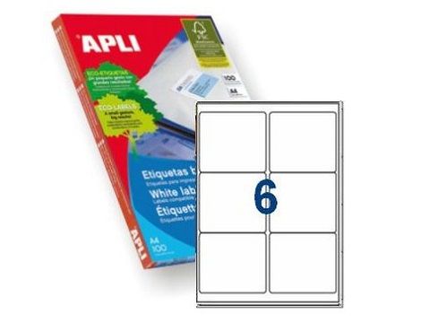 APLI C.100H A4  ETIQUETAS   99.1X93.1 2421