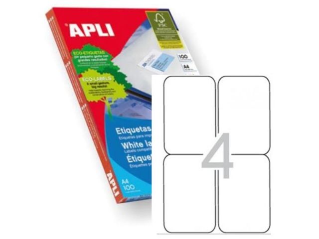 APLI C.100H A4  ETIQUETAS   99.1X139 2422