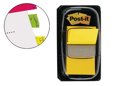 POST-IT INDEX DISPENSADOR 50 MED AMARILLO 680-5