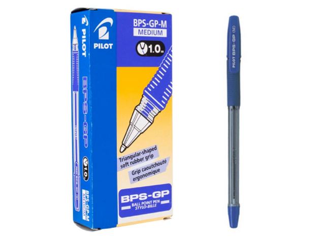 (CJ.12) PILOT BOLIGRAFO AZUL  BPS-GP-M-L