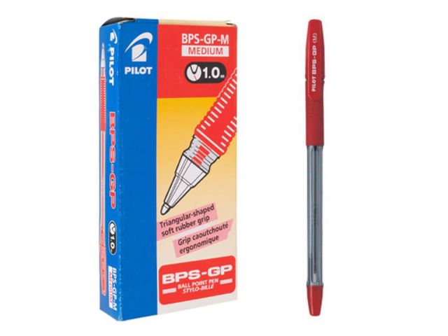 (CJ.12) PILOT BOLIGRAFO ROJO  BPS-GP-M-R