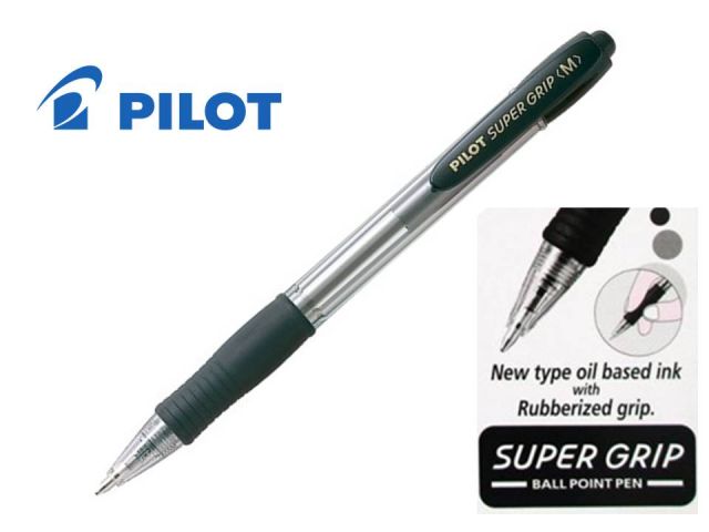 PILOT SUPERGRIP BOLIGRAFO NEGRO BPGP-10R-M-B