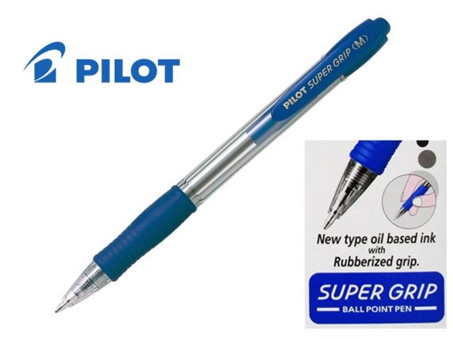 PILOT SUPERGRIP BOLIGRAFO AZUL  BPGP-10R-M-L