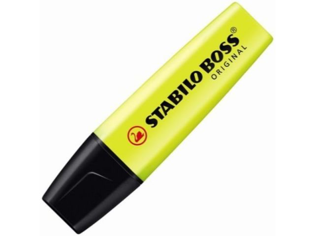 STABILO BOSS MARCADOR FLUORESCENTE AMARILLO 70/24