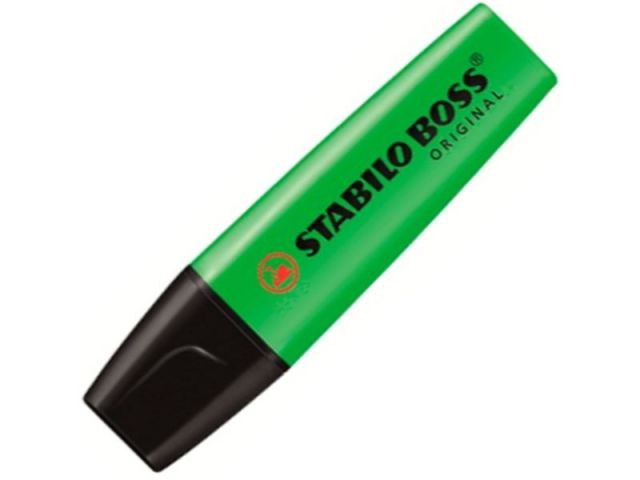 STABILO BOSS MARCADOR FLUORESCENTE VERDE 70/33