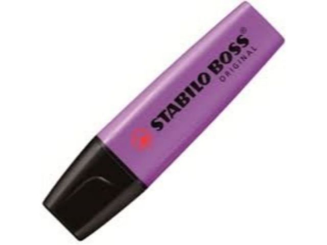 STABILO BOSS MARCADOR FLUORESCENTE LAVANDA 70/55