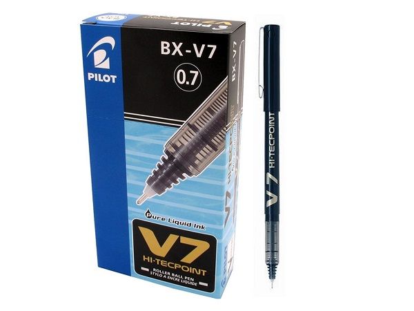 (CJ.12) PILOT V7 HI-TECPOINT T.LIQ. NEGRO BX-V7-B