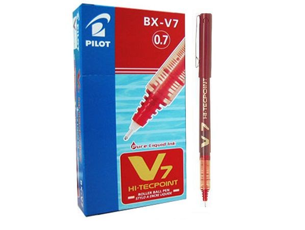 (CJ.12) PILOT V7 HI-TECPOINT T.LIQ. ROJO  BX-V7-R