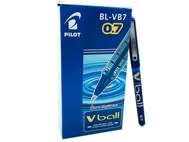 (CJ.12) PILOT ROLLER V-BALL 0.7MM AZUL BL´-VB7-L