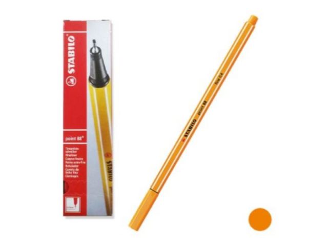 (CJ.10) STABILO POINT 88 0.4MM NARANJA 88/54