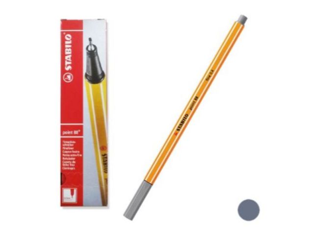 (CJ.10) STABILO POINT 88 0.4MM GRIS OSCURO 88/96