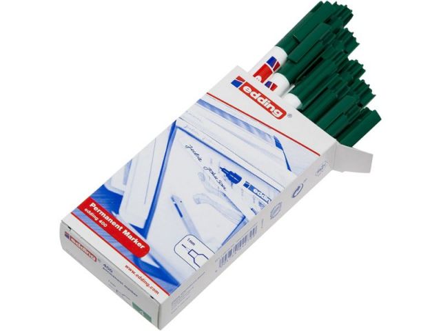 EDDING 400-04 PERMANENTE PTA REDONDA 1MM VERDE 