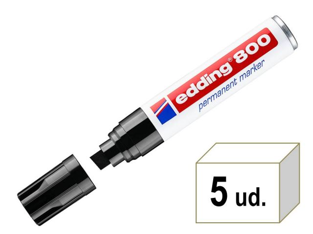 (CJ. 5) EDDING 800-01 PERMAN PTA BIS 4-12MM NEGRO 