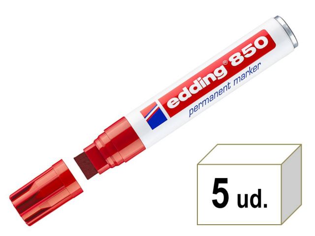 (CJ. 5) EDDING 850-02 PERMAN PTA BIS 5-16MM ROJO 