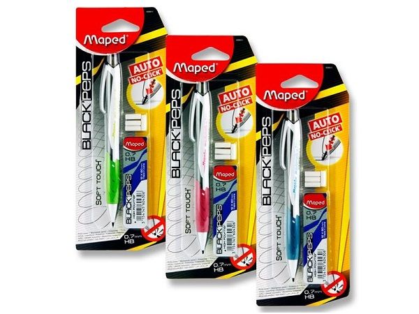 MAPED PORTAMINAS AUTO BLACK PEPS MINA 0.7MM X1