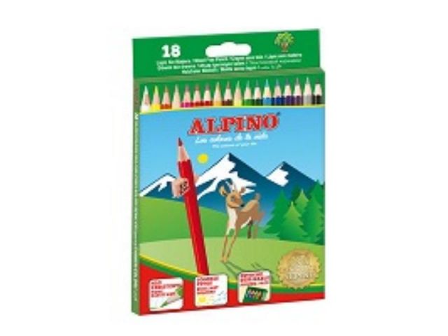 ALPINO ESTUCHE CARTON 18 LAPICES AL010656