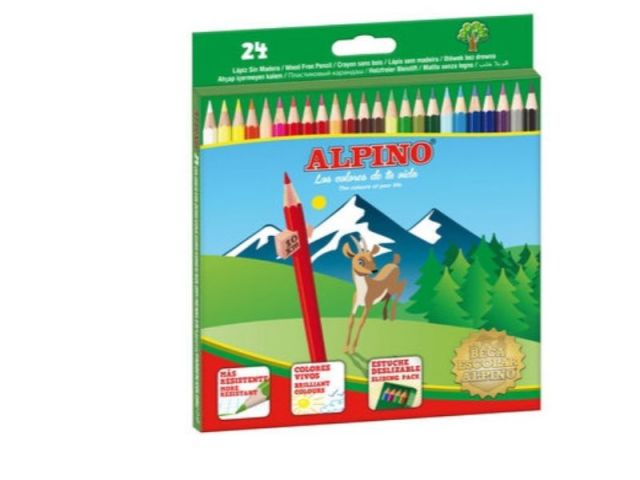 ALPINO ESTUCHE CARTON 24 LAPICES AL010658