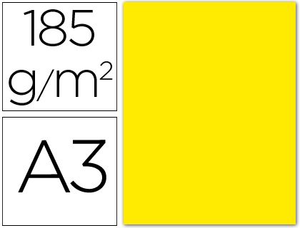 GUARRO 50H CART.IRIS A3 230G AMARILLO FLOU 0040816