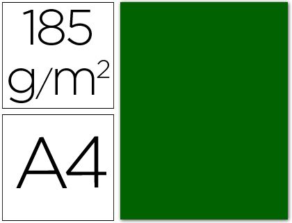 GUARRO 50H CART.IRIS A4 185G VERDE BILLAR 40172