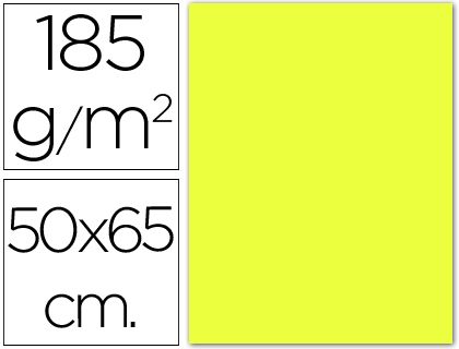 GUARRO 25H CART.IRIS 50X65 185G AMARIL LIMÓN 40220