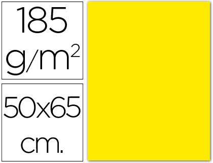 GUARRO 25H CART.IRIS 50X65 185G AMA. CANARIO 40221