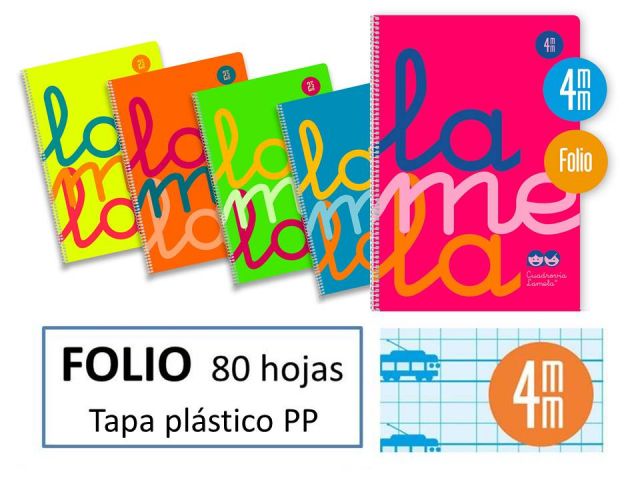 CUADERNO LAMELA PP FOLIO C4 SURT 7FTP004S.