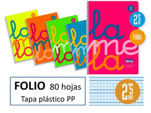 CUADERNO LAMELA PP FOLIO C2,5 S. 7FTP002S 