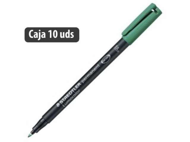 STAEDLER LUMOCOLOR F 0.6MM VERDE 318-5