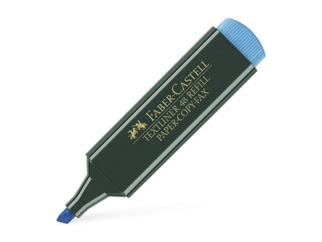 FABER CASTELL MARCADOR FLUOR TEXT. AZUL 154851