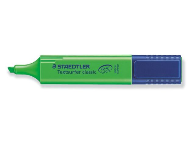 (CJ.10) STAEDLER  MARCADOR.FLUOR.TEXTS.CL. VERDE 3