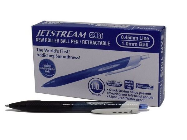 (CJ.12) UNI-BALL ROLLER GEL JETSTREAM SNX150 AZUL