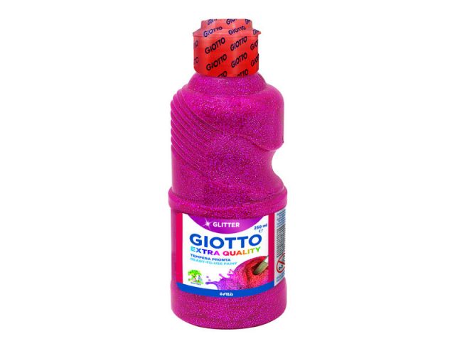 GIOTTO BOTE TÉMPERA 250ML MAGENTA GLITTER 531203