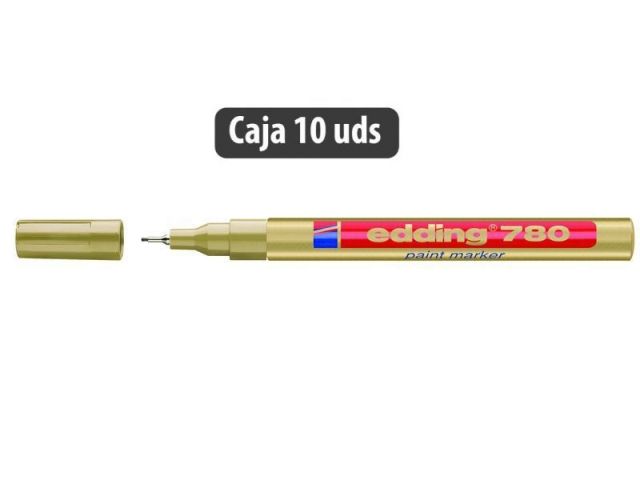 (CJ.10) EDDING 780-053 MARC PERMANENTE 0.8 MM ORO 