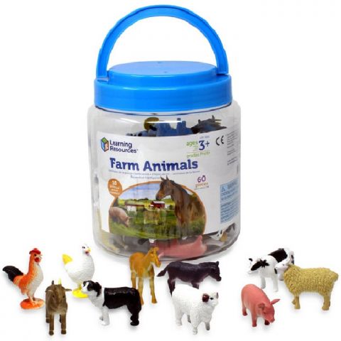 JUEGO FIGURAS DE ANIMALES DE LA GRANJA LER0810 (LEARNING RESOURCES)